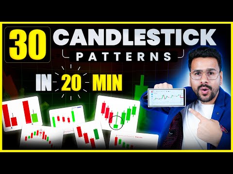 30 Candlestick Patterns in 20 MINUTES! | Candlestick Pattern Hindi in Technical Analysis in trading