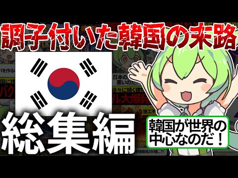 【総集編】調子付いた韓国の末路がヤバすぎる...【ずんだもん＆ゆっくり解説】