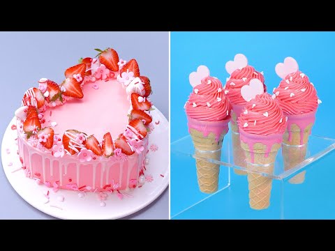 Homemade PINK Chocolate Cake Decorating Hacks 🩷 So Tasty Cake And Dessert Compilation