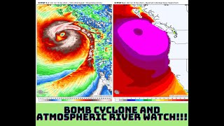 Pacific NW Atmospheric River and Bomb Cyclone Watch!!!