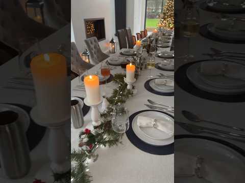 EASY Christmas table decor ideas and inspiration #christmas #tabledecor #christmasday #vlogmas2023