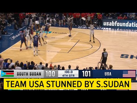 South Sudan basketball team defeats the U.S Olympic basketball team , almost