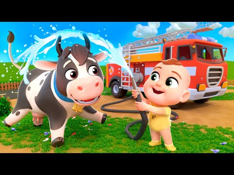 Firetruck Song | Rescue Vehicles for Kids | Lalafun Nursery Rhymes & Kids Songs