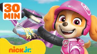 PAW Patrol Rescue Wheels Adventures! #4 w/ Skye 🚗 30 Minutes | Nick Jr.