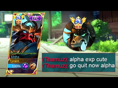 HOW TO DEAL AGAINST AGGRESSIVE GLOBAL THAMUZ IN EXP | ALPHA BEST BUILD 2023