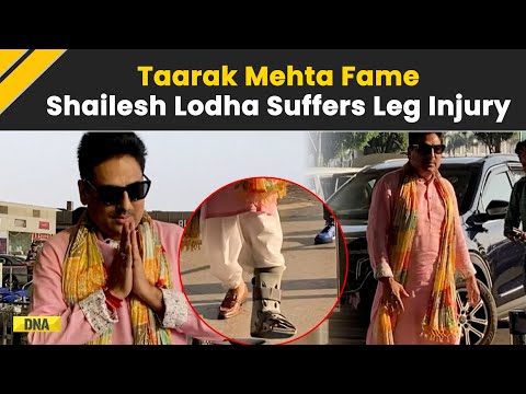 Shailesh Lodha of Taarak Mehta Ka Ooltah Chashmah Suffers Leg Injury