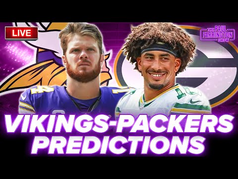 Vikings-Packers Prediction: Jordan Love RETURNS vs Darnold & UNDEFEATED Vikes | Paul Farrington Show