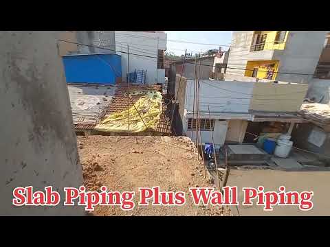 Slab Piping plus Wall Piping Work