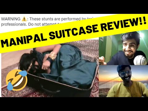 MANIPAL SUITCASE REVIEW 🤣 | GIRL IN SUITCASE 😲