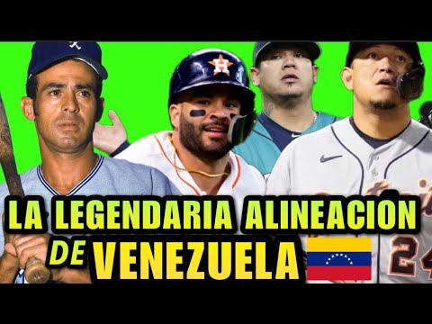 LOS MEJORES PELOTEROS VENEZOLANOS EN UNA LEGENDARIA ALINEACIÓN - MLB BASEBALL SPORTS NEWS