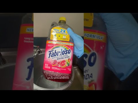 wet mopping using citrus & fruits fabuloso ❤️🫧🪣