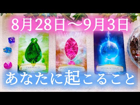 【細密Weekly】🌹8/28〜9/3の運勢🌈あなたに起こること✨🍀💕🔮タロット＆チャーム＆ルノルマン＆オラクルカードリーディング⚜️