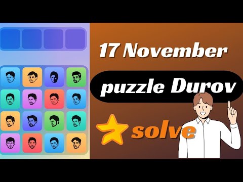 17 November Major puzzle durov Solved Today | Major Daily combo card 17 November