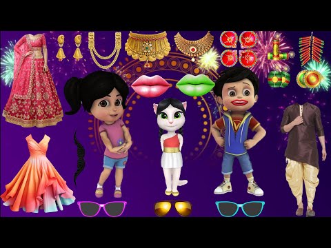 Vir the Robot boy ki saddi emli ke sath funny makeup video | Diwali mein Vir jayegi sasural 🎎 🪔