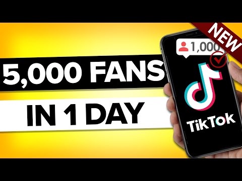 How To Get 5,000 Followers on TikTok in 24 hours (STEP BY STEP GUIDE)