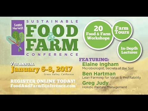 2017 Sustainable Food And Farm Conference