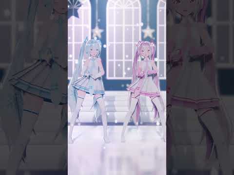 【MMD】Sour式改変桜&雪ミク/『愛包ダンスホール』#shorts #short