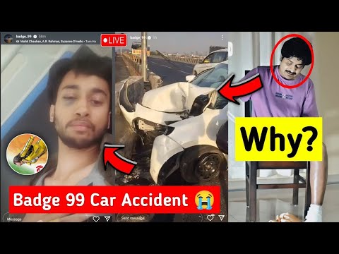 @Badge99ff Accident 😭 | Badge 99 accident full video #badge99 #freefire #gyangaming