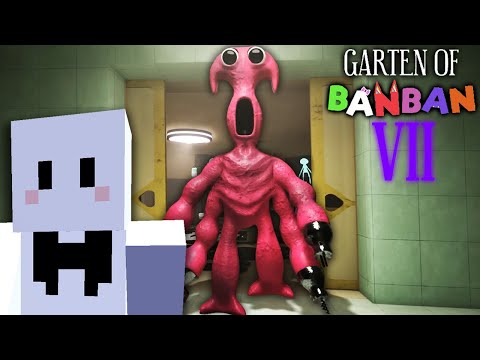 腕が4本ある化物に襲われて改造されかける白いやつ【Garten of Banban 7 / ガーテンオブバンバン7】