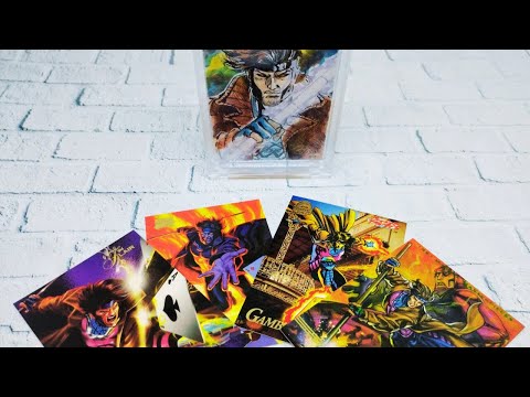 Showcasing Marvel Cards |  Reviewing X-Men Gambit Cards