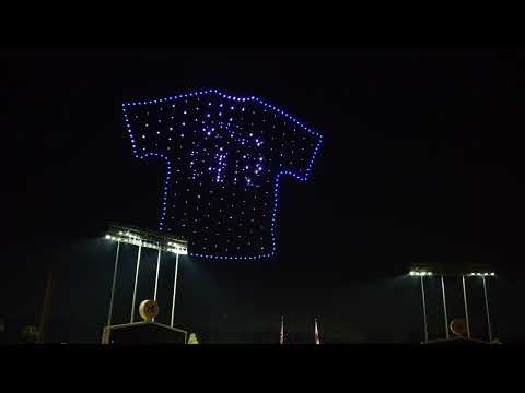 Hololive Night at the Dodgers After-game Drone Show