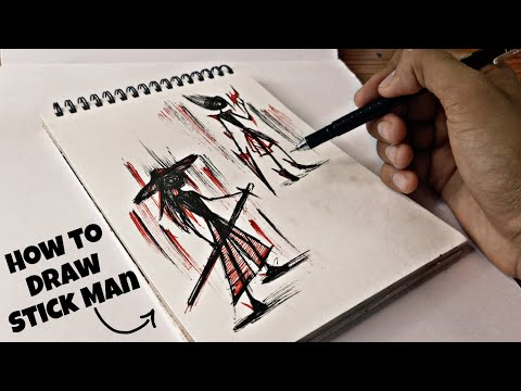 Level up your Stick Man || How to draw stick man