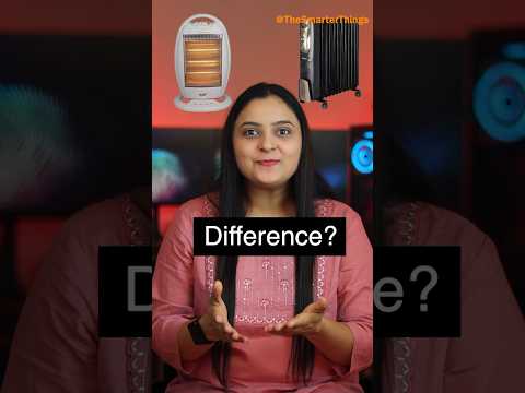 Halogen Heater Vs Oil-Filled Heater | #shorts #youtubeshorts