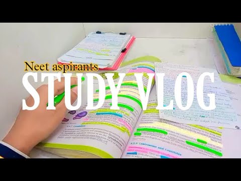 neet aspirants study vlog | a day in life of neet student  #neet2022 #vlog