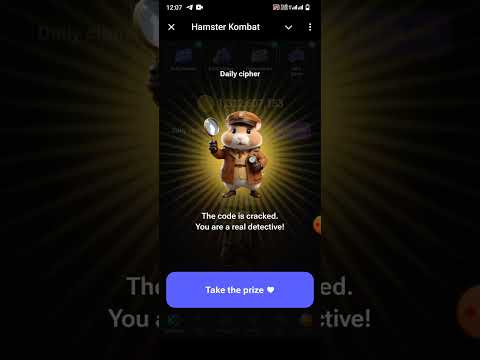 Hamster Kombat Daily Cipher Code 31st July 2024! #shorts #airdrop #ciphercodes #hamsterkombat