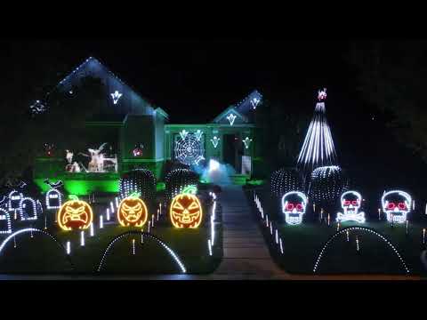 Halloween Light show 2023