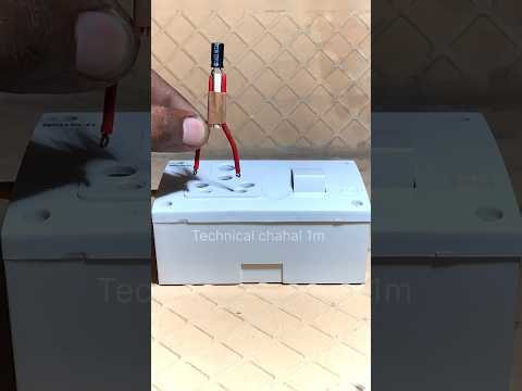 Electric Experiment: Capacitor vs. 220V Current | Nothing happened due to power outage #electrical