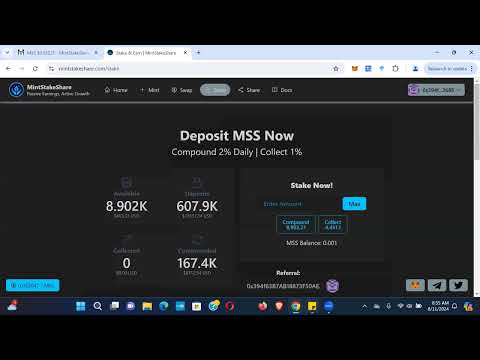 MintStakeShare Update - Let's Talk About These New Updates To The Platform!!