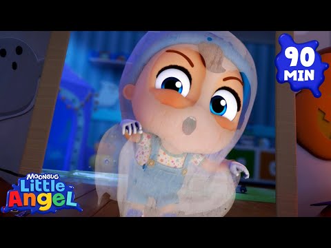 Little Ghosts Have Fun on Halloween Night! 🎃👻 | Spooky Adventures |  Nursery Rhymes for Kids