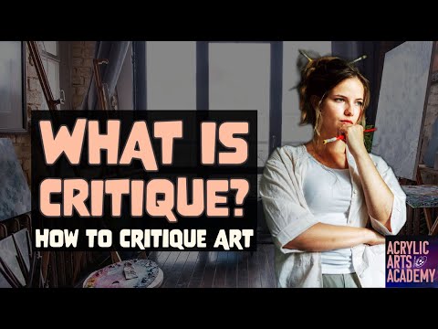 What is Critique? How to Critique Art