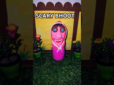 Anaya or mummy ye kha fass gye hai #clayart #cartoon #horrorshorts #bhoot #bhootiya #scary