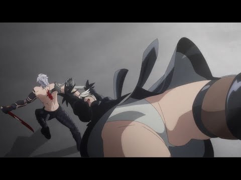 2B VS Adam and Eve Full Fight | Nier: Automata Anime