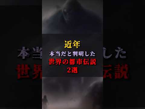 【ゆっくり解説】近年本当だと判明した世界の都市伝説2選 #都市伝説 #ゆっくり解説