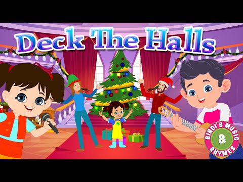 Deck the Halls | Christmas Carols 2022 | Fa la la la | Bindi's Music & Rhymes