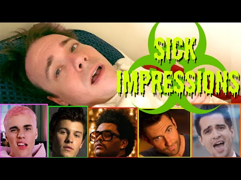 Impressions with a Fever of 102... (Charlie Puth, Brendon Urie, Bruno Mars, etc.)