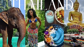 THAILAND TRAVEL VLOG| luxury villa + elephants + thai food + phi phi islands + more