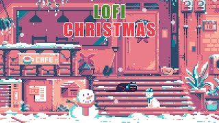 Cozy Christmas Cafe ☕  Lofi Hiphop Mix