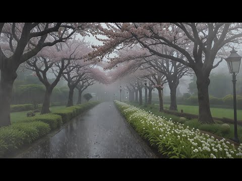 Gentle Rain Sounds to Ease the Mind: Calming Ambiance for Peaceful Sleep and Study