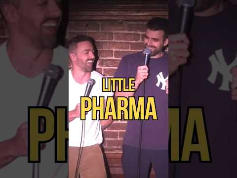 Taking out little Pharma with @matteolanecomedy