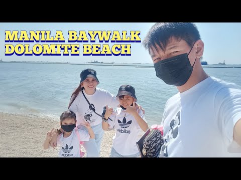 MANILA BAYWALK DOLOMITE BEACH #manila #dolomitesand #bonding #family