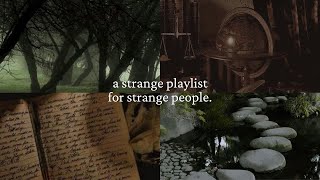 a strange playlist for strange people | books, reading, abandoned libraries, forests