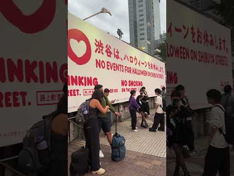 Japan HATES Halloween now 😭 😭 Shibuya Incident? 🤔 #Japan #JapanTravel #Halloween