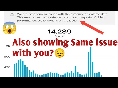 We are experiencing issues with the system for realtime data yt studio | realtime data problem today