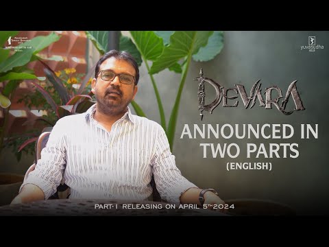 Devara in 2 parts Announcement by KoratalaSiva (English) | NTR | Janhvi Kapoor | Anirudh Ravichander