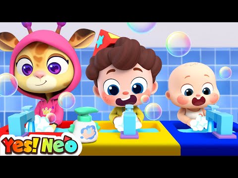 Clean Hands Song | Wash Your Hands | Good Habits Song | Nursery Rhymes & Kids Songs | Yes! Neo