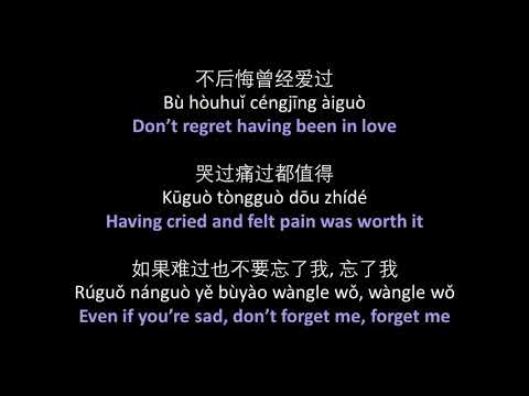 Ayo97, 阿涵 - 感谢你曾来过 // Ayo97 ft. A-Han - Ganxie Ni Ceng Lai Guo, lyrics, pinyin, English translation